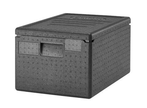 Czarny pojemnik termoizolacyjny Cambro Cam GoBox GN 1/1 – model 46 L - EPP180110