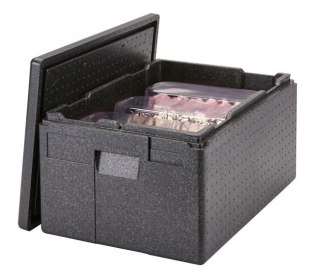 Pojemnik termoizolacyjny 50,5L Cam GoBox XL GN 1/1 – Cambro czarny, 610×430×320 mm