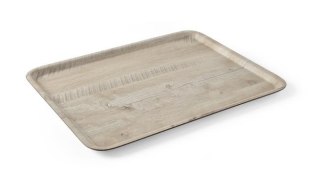Taca do serwowania 370x530 mm, jasne drewno, laminat z melaminy, antypoślizgowa - AmerBox