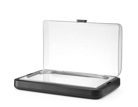 Pokrywa roll-top ABS witrynki chłodzącej Hendi UNIQ czarnej - 871904