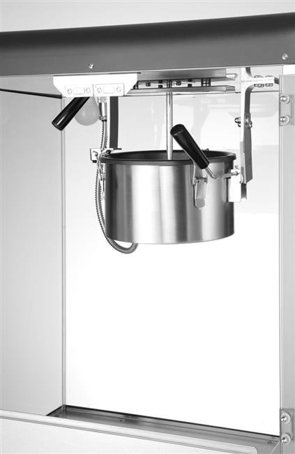 Urządzenie do popcornu 80L czarne – Hendi 1155W