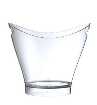 Misa do wina i szampana 6L transparentna, owalna BarUp 521496 – 300x240x260 mm