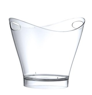 Misa do wina i szampana 6L transparentna, owalna BarUp 521496 – 300x240x260 mm