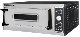 Piec do pizzy Prismafood Basic 4 – 1 komorowy, 400V/4700W, 975x814x413 mm