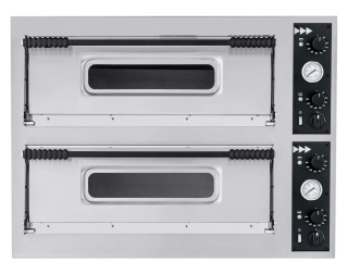 Piec do pizzy Prismafood Basic XL 44 – 2 komorowy, 400V/12000W, 1000x844x745 mm