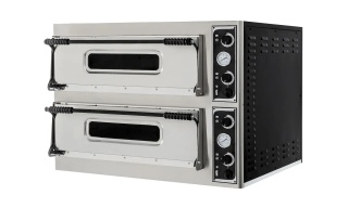 Piec do pizzy Prismafood Basic XL 44 – 2 komorowy, 400V/12000W, 1000x844x745 mm