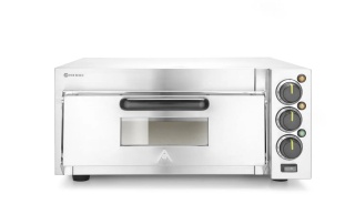 Piecyk do pizzy 1-komorowy Hendi 2000 W – 230V/2000W, piecyk 350°C, 580x560x275 mm