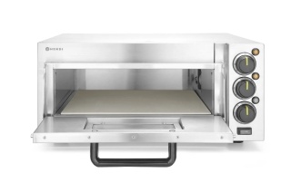Piecyk do pizzy 1-komorowy Hendi 2000 W – 230V/2000W, piecyk 350°C, 580x560x275 mm