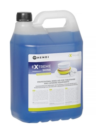 Profesjonalny płyn nabłyszczający 5L Extreme Shine do zmywarek gastronomicznych- Hendi
