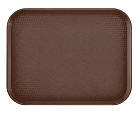 1418FF167 - Brązowa taca fast food Cambro 355×457 mm