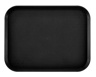Taca fast food 355x457 mm czarna z polipropylenu – Cambro