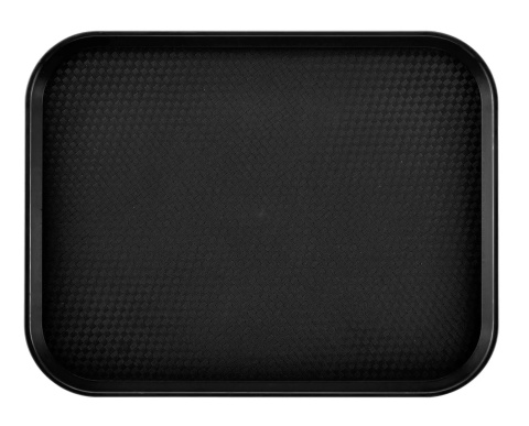 Czarna taca fast food Cambro 355×457 mm -