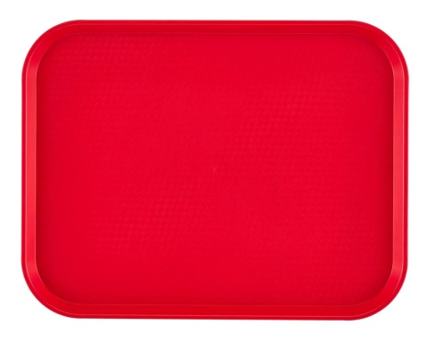 Czerwona taca fast food Cambro 355×457 mm