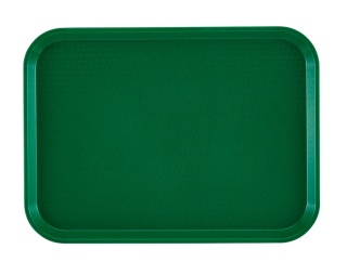 Taca fast food 355x457 mm zielona z polipropylenu – Cambro