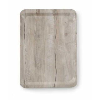 Taca do serwowania 370x530 mm, jasne drewno, laminat z melaminy, antypoślizgowa - AmerBox