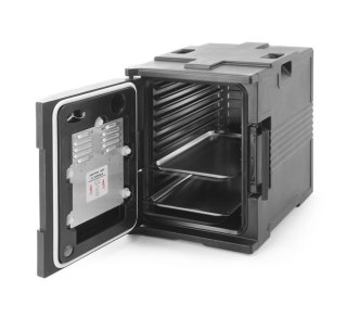 Pojemnik termoizolacyjny GN 1/1 z funkcją podgrzewania ładowany od frontu, AmerBox 707692, 200W, 477x680x620 mm