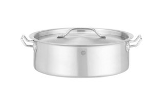 Garnek niski z pokrywką 14,1L – ⌀360x139 mm, HENDI 836514