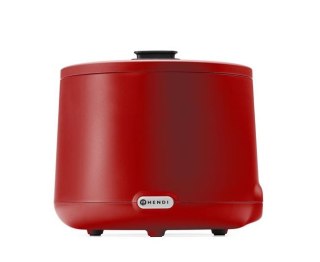 Kociołek do zupy UNIQ czerwony 8L - Hendi design by Bronwasser 500W ø366×325 mm