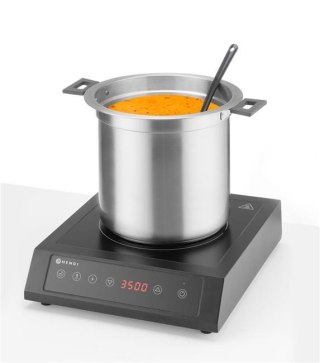 Kociołek do zupy Waterless 10L, 450W czarny, cyfrowy – HENDI 860564 – ⌀330x398 mm