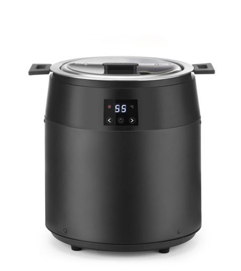 Kociołek do zupy Waterless 10L HENDI 860564 – widok frontowy