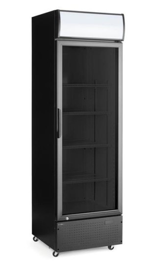 Lodówka barowa z podświetlanym panelem 254 L – Arktic 236932 czarna, 578×605×1980 mm