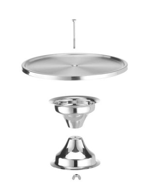 Patera do ciasta stal nierdzewna ⌀322x175 mm - HENDI 523858