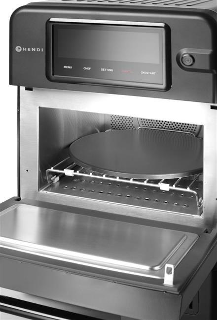 Piec konwekcyjno-mikrofalowy CombiTurbo 18 L – Hendi 281277 3000 W, 230V, 402 × 735 × 608 mm