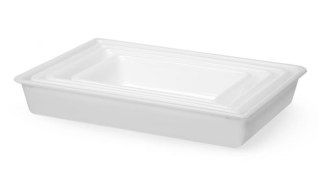 Pojemnik do panierowania 12 L biały z PE – HENDI 873441, 535x385x85 mm