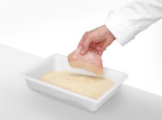 Pojemnik do panierowania 3 L biały z PE – HENDI 873410, 340x235x70 mm