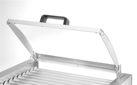 Podgrzewacz z pokrywą ze szkła hartowanego HENDI