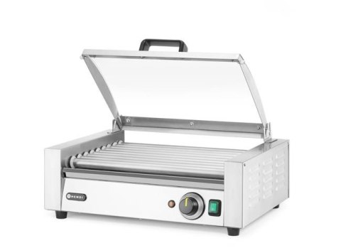 Podgrzewacz do parówek 9 rolek z pokrywą 230V, 790W – HENDI 268643 – 566×450×259 mm