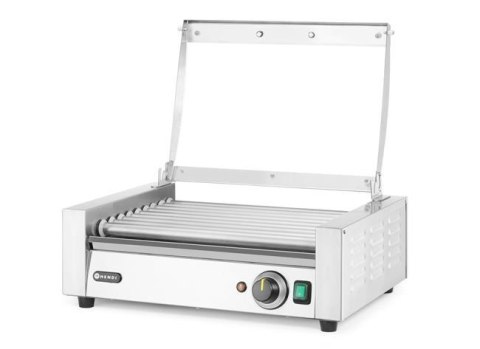 Podgrzewacz do parówek 9 rolek z pokrywą 230V, 790W – HENDI 268643 – 566×450×259 mm