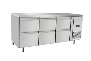 Stół chłodniczy 420L z 6 szufladami – Arktic 237069, 1795x700x879 mm