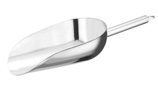 Szufelka barmańska 0,92 L ze stali nierdzewnej, srebrna – BarUp 521489 – 432x140 mm