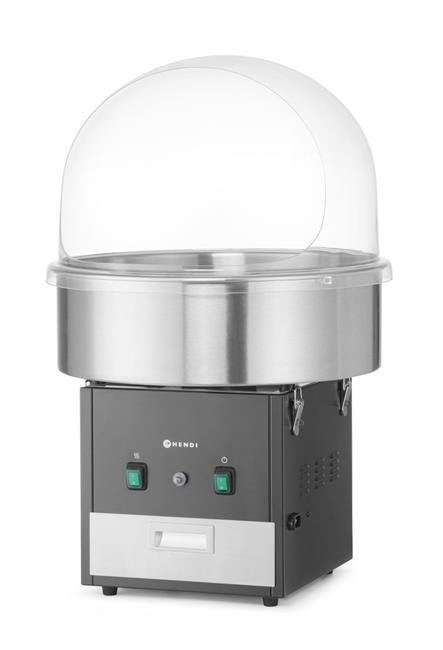Maszyna do waty cukrowej HENDI 282816 – urządzenie czarne, 1130 W, 520x520x503 mm