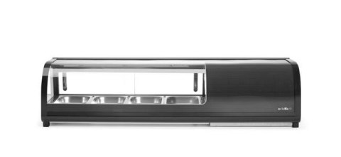 274071 witryna chłodnicza do sushi Arktic 1177 mm czarna