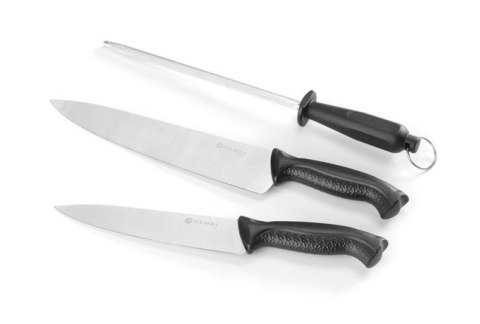 noże szefa kuchni HENDI stal nierdzewna 18 cm i 24 cm