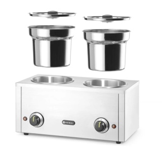 Bemar Thermosystem 2 Hendi 2x4L - zestaw, stal nierdzewna, 400W, 201206 - 506x312x298 mm