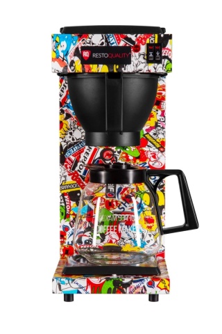 Ekspres przelewowy Resto Quality RQLT120-2 G1 Graffity Collection 2,4 kW, 144 filiżanki/h, 2x1,8L – 190×370×502 mm