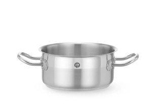 Garnek niski 1,5L ⌀160×75 mm HENDI 830130 Profi Line, stal nierdzewna, bez pokrywki