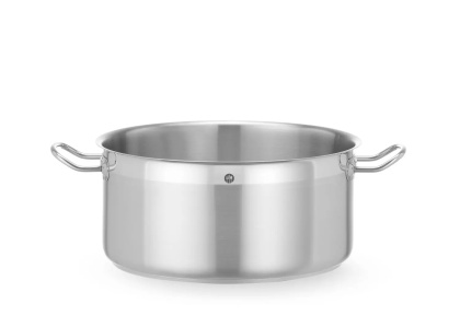 Garnek niski 12L ⌀320×150 mm HENDI 830185 Profi Line, stal nierdzewna, bez pokrywki