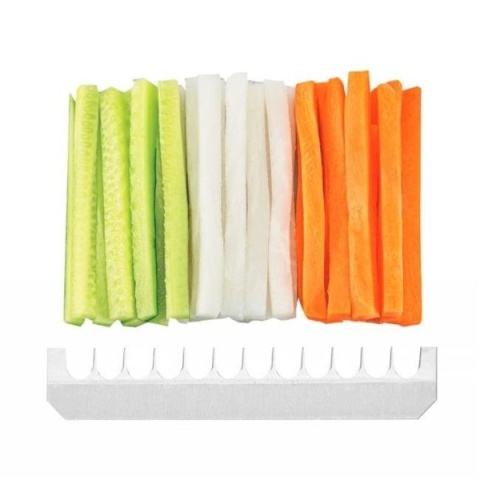 Krojenie warzyw na grube słupki julienne mandoliną 221280