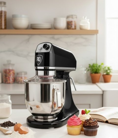 Mikser planetarny 7L - Resto Quality czarny, 350W, 240x425x425 mm
