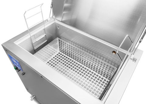 Multi Wash MW EKO 1 – otwarta pokrywa i kosz