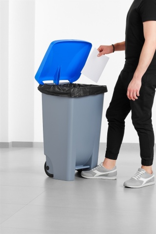 Pokrywa do kosza na śmieci 120L niebieska HENDI 873502 – 505x415 mm