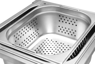 Separator obierzyn Resto Quality RQXS do obieraczek RQX08C, RQX15C, RQX30C – stal nierdzewna – 367×395×315 mm