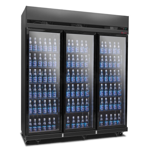 szafa chłodnicza 3-drzwiowa RQ1180-BLACK przód