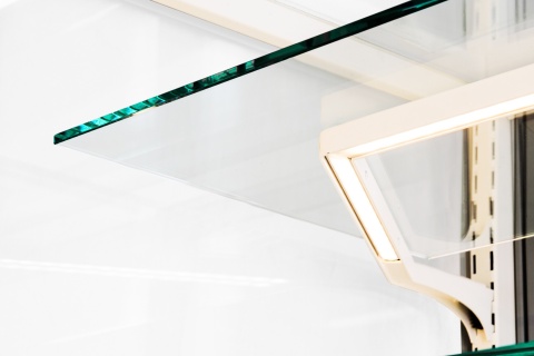 Witryna cukiernicza Dolce Fresca 900 Bianco ciepłe oświetlenie LED