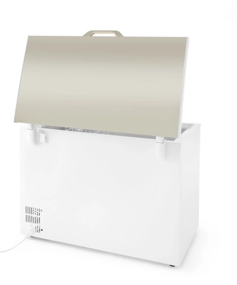 zamrażarka skrzyniowa Arktic 233863 – aluminiowa obudowa od tyłu