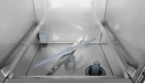 Zmywarka do naczyń gastronomiczna 500x500 Doppio 237366 Hendi - pompa spustowa, 2 dozowniki, system wyparzania 400V/4900W